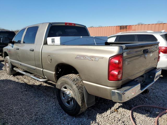 3D7KS29A48G224346 - 2008 DODGE RAM 2500 BEIGE photo 2