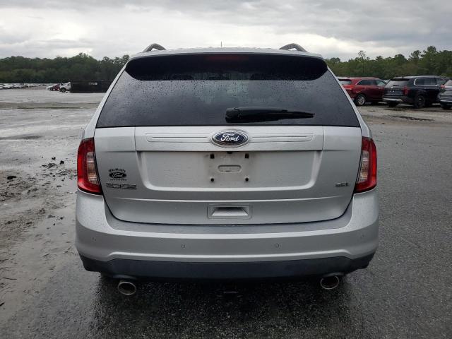 2FMDK3JC6EBB60942 - 2014 FORD EDGE SEL SILVER photo 6