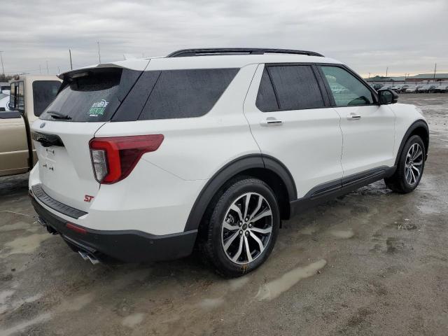 1FM5K8GC4LGB05274 - 2020 FORD EXPLORER ST WHITE photo 3