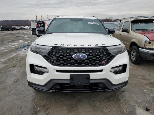 1FM5K8GC4LGB05274 - 2020 FORD EXPLORER ST WHITE photo 5