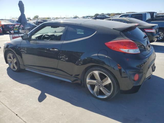 KMHTC6AE4EU205866 - 2014 HYUNDAI VELOSTER TURBO BLACK photo 2