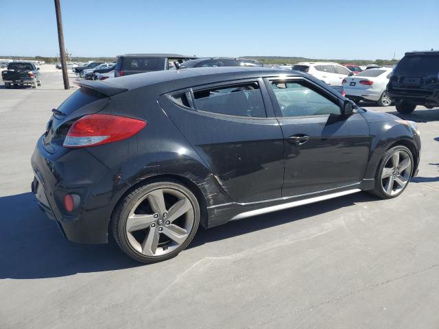 KMHTC6AE4EU205866 - 2014 HYUNDAI VELOSTER TURBO BLACK photo 3