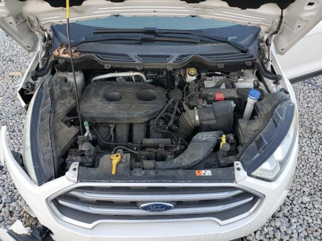 MAJ6P1UL4JC162767 - 2018 FORD ECOSPORT SE WHITE photo 12