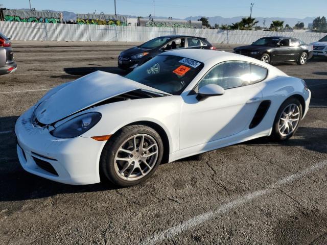 WP0AA2A87JK262265 - 2018 PORSCHE CAYMAN WHITE photo 1