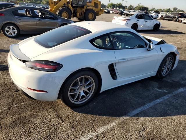 WP0AA2A87JK262265 - 2018 PORSCHE CAYMAN WHITE photo 3