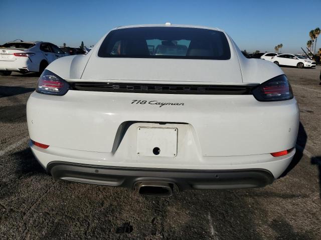 WP0AA2A87JK262265 - 2018 PORSCHE CAYMAN WHITE photo 6