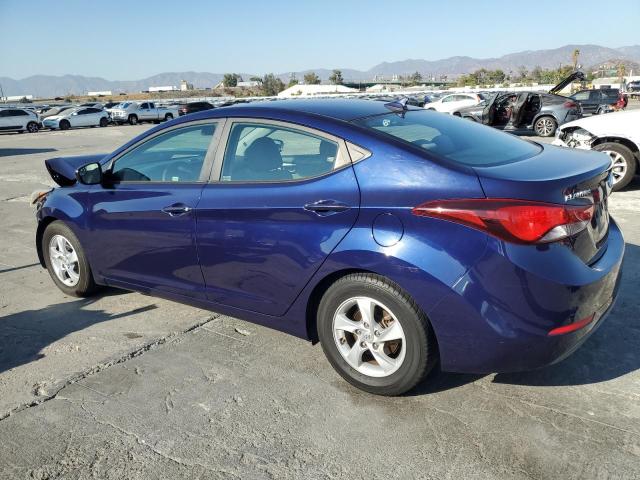 5NPDH4AE9EH533258 - 2014 HYUNDAI ELANTRA SE BLUE photo 2