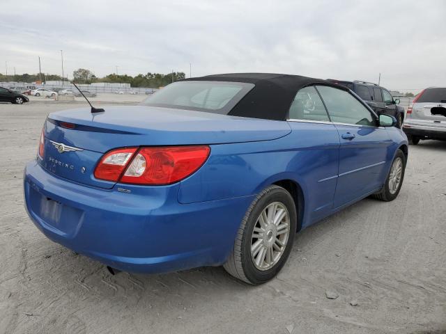 1C3LC55RX8N247621 - 2008 CHRYSLER SEBRING TOURING BLUE photo 3