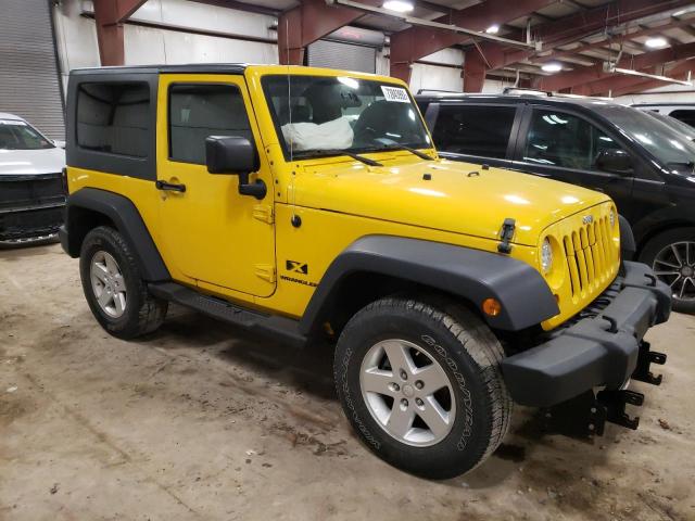 1J4FA24149L738816 - 2009 JEEP WRANGLER X YELLOW photo 4