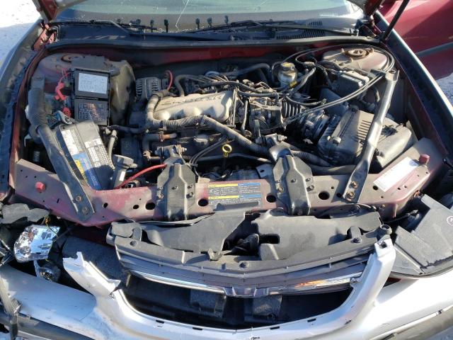 2G1WF52E759203617 - 2005 CHEVROLET IMPALA BURGUNDY photo 11