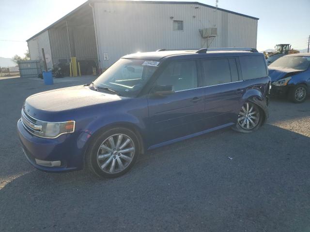 2FMGK5C84DBD35916 - 2013 FORD FLEX SEL BLUE photo 1