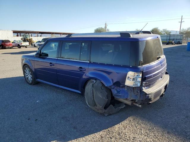 2FMGK5C84DBD35916 - 2013 FORD FLEX SEL BLUE photo 2