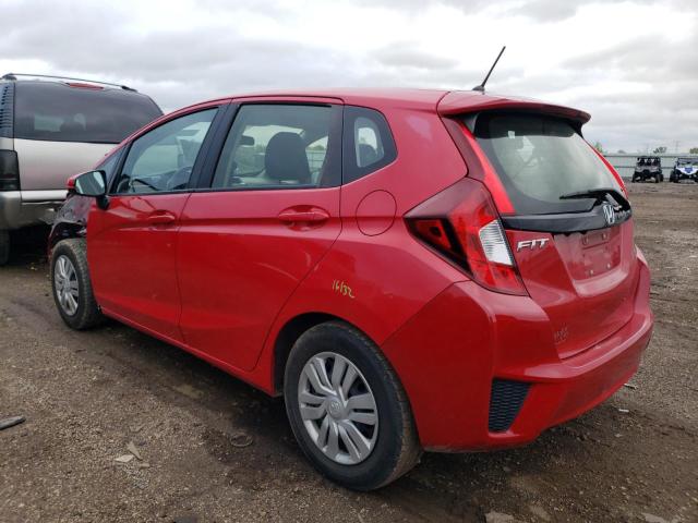 JHMGK5H59GX005722 - 2016 HONDA FIT LX Rouge photo 2