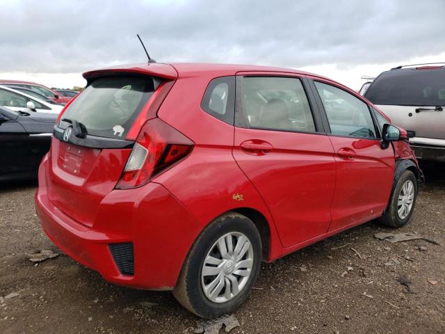 JHMGK5H59GX005722 - 2016 HONDA FIT LX Rouge photo 3