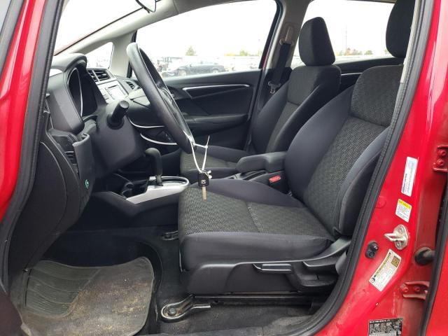 JHMGK5H59GX005722 - 2016 HONDA FIT LX Rouge photo 7