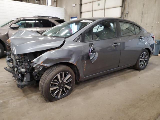 3N1CN8EVXML861344 - 2021 NISSAN VERSA SV GRAY photo 1