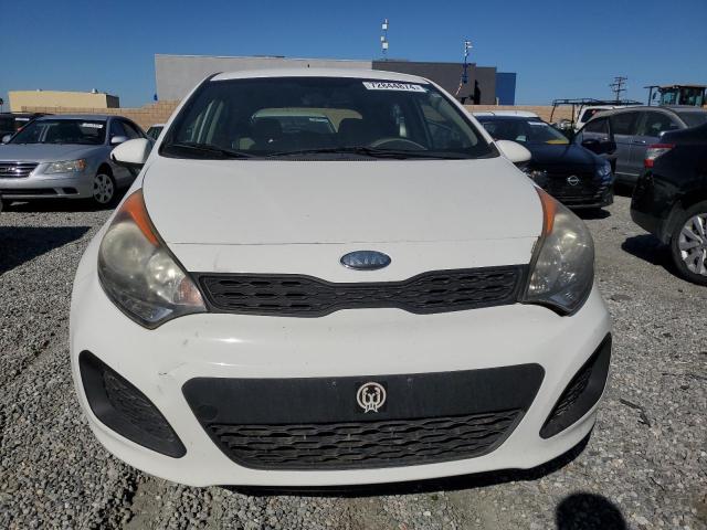 KNADM5A31D6224745 - 2013 KIA RIO LX WHITE photo 5