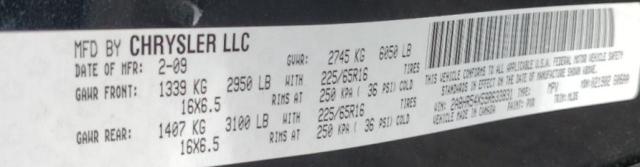 2A8HR54X59R633831 - 2009 CHRYSLER TOWN & COU TOURING 黑色 照片 13