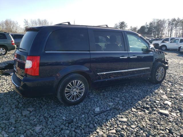 2C4RC1CG0ER138860 - 2014 CHRYSLER TOWN & COU TOURING L BLUE photo 3