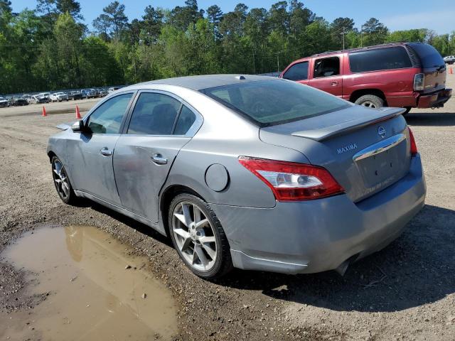 1N4AA51E19C848611 - 2009 NISSAN MAXIMA S SILVER photo 2