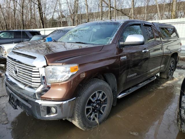 5TFBY5F19GX542732 - 2016 TOYOTA TUNDRA DOUBLE CAB LIMITED BURGUNDY photo 1