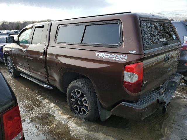 5TFBY5F19GX542732 - 2016 TOYOTA TUNDRA DOUBLE CAB LIMITED BURGUNDY photo 2