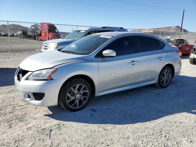3N1AB7APXEY290024 - 2014 NISSAN SENTRA S SILVER photo 1