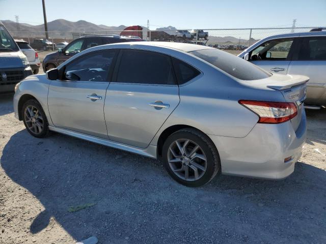 3N1AB7APXEY290024 - 2014 NISSAN SENTRA S SILVER photo 2