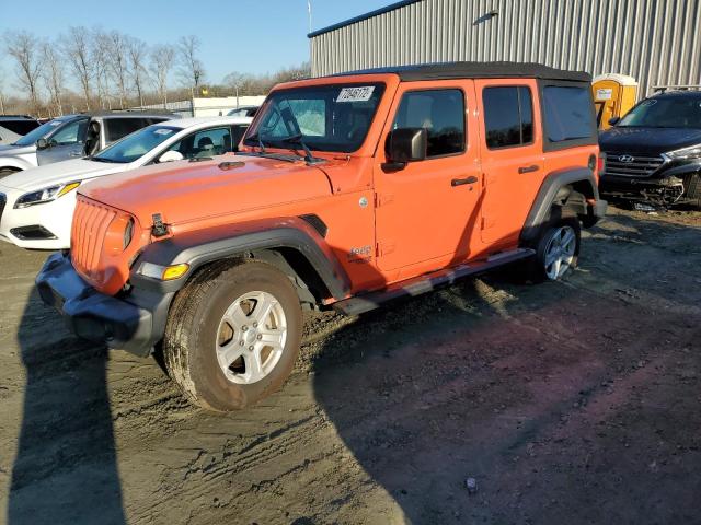 1C4HJXDG9JW305544 - 2018 JEEP WRANGLER U SPORT ნარინჯისფერი ფოტო 1