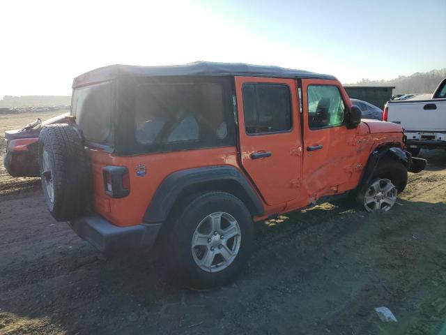 1C4HJXDG9JW305544 - 2018 JEEP WRANGLER U SPORT ნარინჯისფერი ფოტო 3