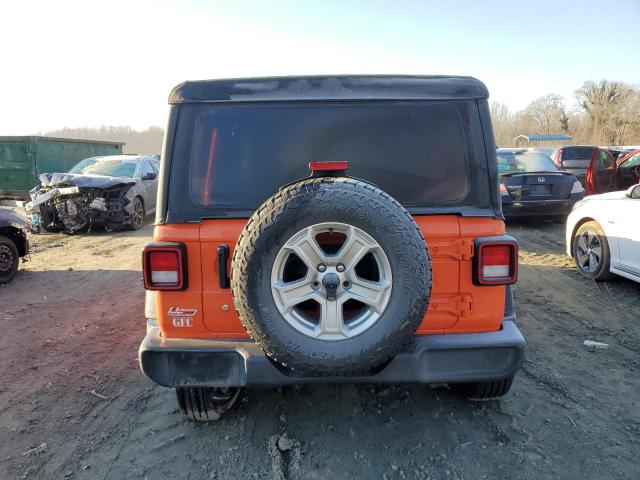 1C4HJXDG9JW305544 - 2018 JEEP WRANGLER U SPORT ნარინჯისფერი ფოტო 6