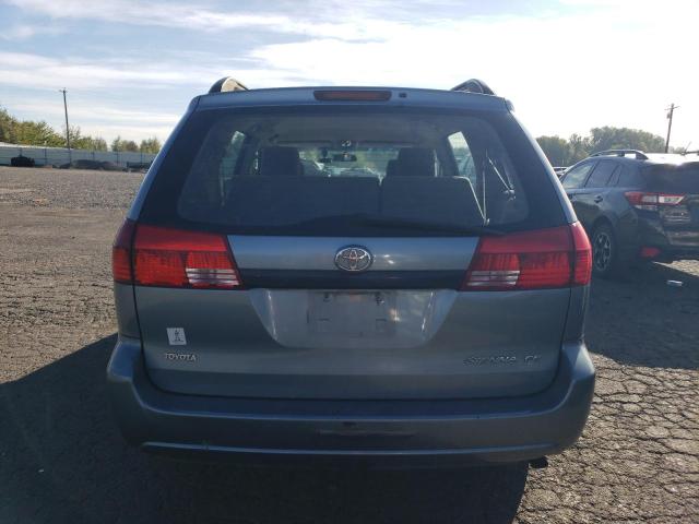 5TDZA23C84S032946 - 2004 TOYOTA SIENNA CE BLUE photo 6