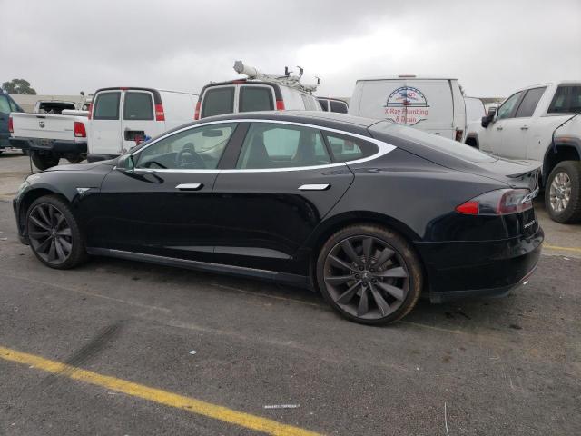 5YJSA1DP0DFP13572 - 2013 TESLA MODEL S Սև լուսանկար 2