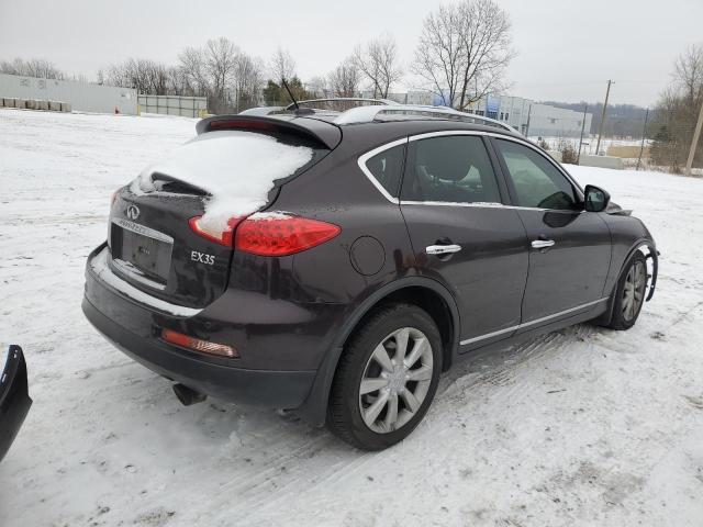 JN1AJ0HR8AM757861 - 2010 INFINITI EX35 BASE იასამნისფერი ფოტო 3