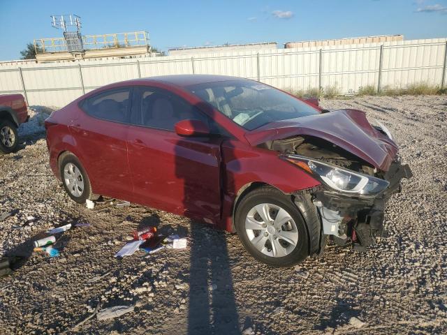 5NPDH4AEXGH694530 - 2016 HYUNDAI ELANTRA SE RED photo 4