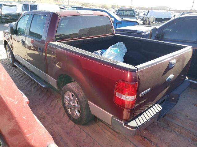 1FTRW12W36FA94328 - 2006 FORD F150 SUPERCREW BURGUNDY photo 2