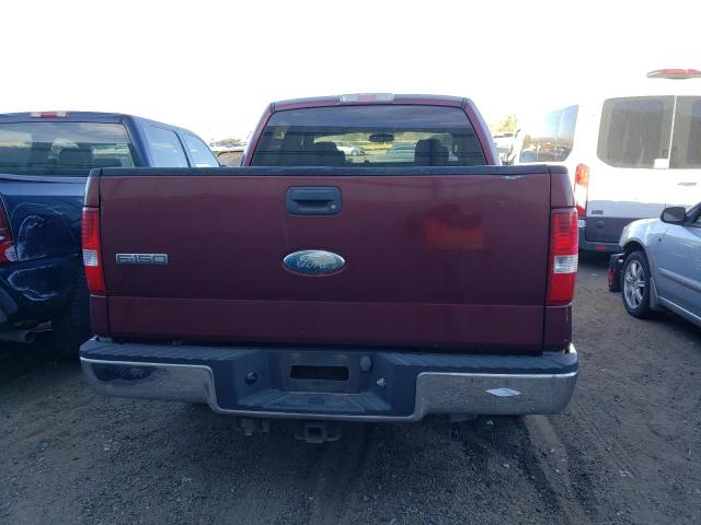 1FTRW12W36FA94328 - 2006 FORD F150 SUPERCREW BURGUNDY photo 6