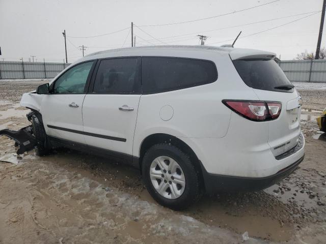 1GNKVFED9HJ316597 - 2017 CHEVROLET TRAVERSE LS WHITE photo 2