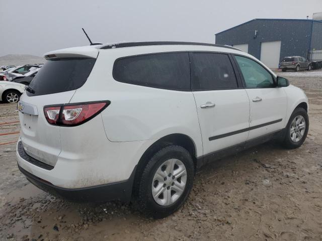 1GNKVFED9HJ316597 - 2017 CHEVROLET TRAVERSE LS WHITE photo 3