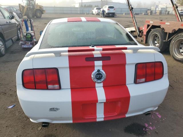 1ZVFT82H075249072 - 2007 FORD MUSTANG GT WHITE photo 6