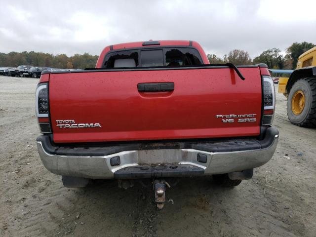 5TEJU4GN5AZ696020 - 2010 TOYOTA TACOMA DOUBLE CAB PRERUNNER RED photo 6