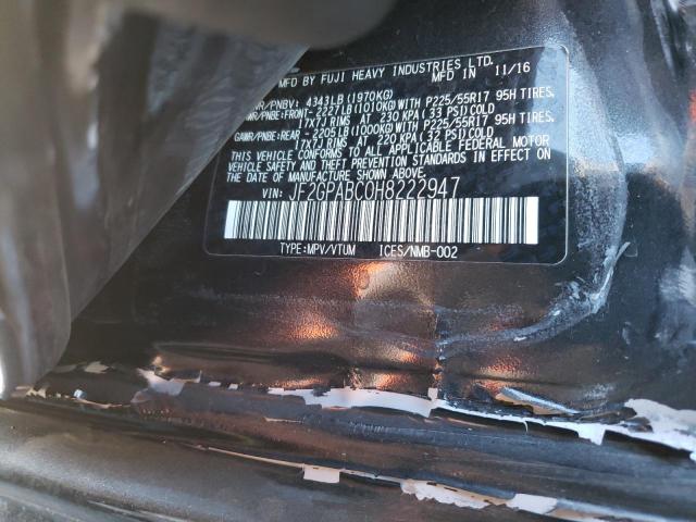 JF2GPABC0H8222947 - 2017 SUBARU CROSSTREK PREMIUM 黑色 照片 13