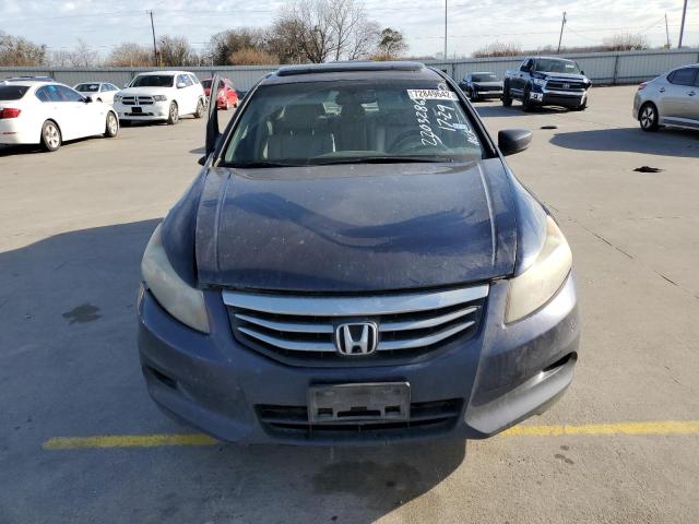 1HGCP3F85CA010482 - 2012 HONDA ACCORD EXL BLUE photo 5