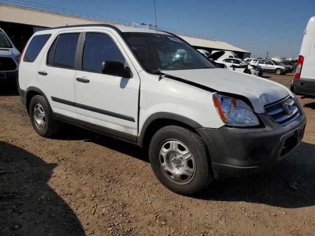 JHLRD78595C064499 - 2005 HONDA CR-V LX WHITE photo 4