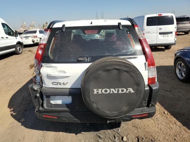 JHLRD78595C064499 - 2005 HONDA CR-V LX WHITE photo 6