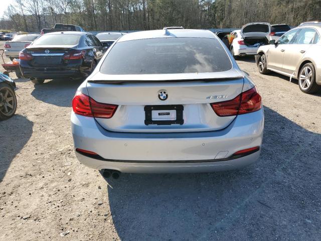 WBA4J1C57JBG80979 - 2018 BMW 430I GRAN COUPE SILVER photo 6