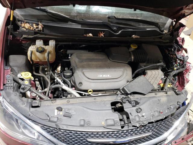 2C4RC1FG7JR279043 - 2018 CHRYSLER PACIFICA TOURING PLUS 栗色 照片 12