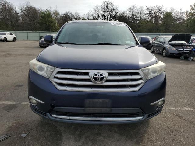 5TDDK3EH6DS246226 - 2013 TOYOTA HIGHLANDER LIMITED BLUE photo 5