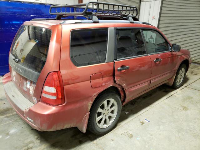 JF1SG65625H709810 - 2005 SUBARU FORESTER 2.5XS ბურგუნდია ფოტო 3