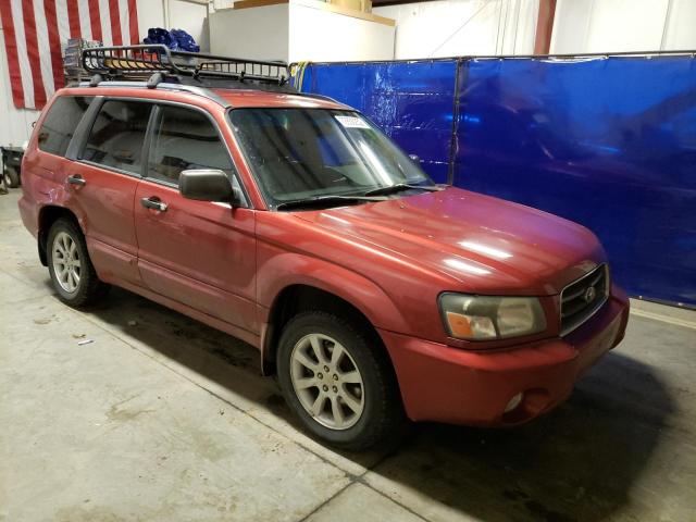JF1SG65625H709810 - 2005 SUBARU FORESTER 2.5XS ბურგუნდია ფოტო 4